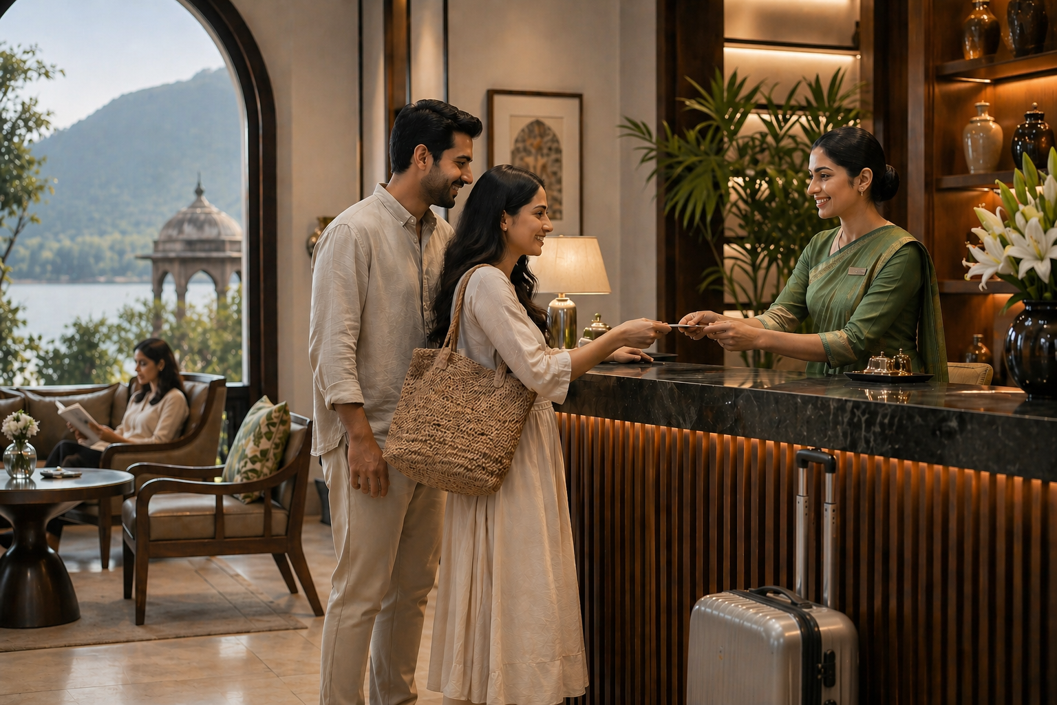 Hotel reception